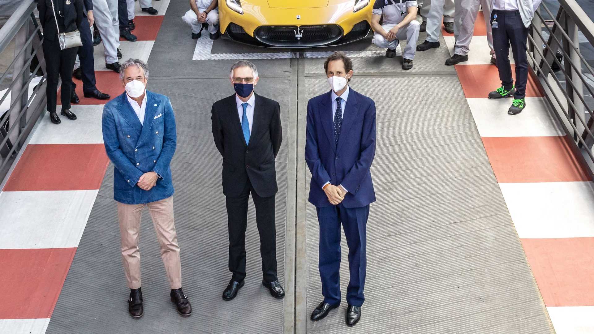 Chủ tịch Stellantis cùng CEO Maserati đến thăm đội ngũ thiết kế